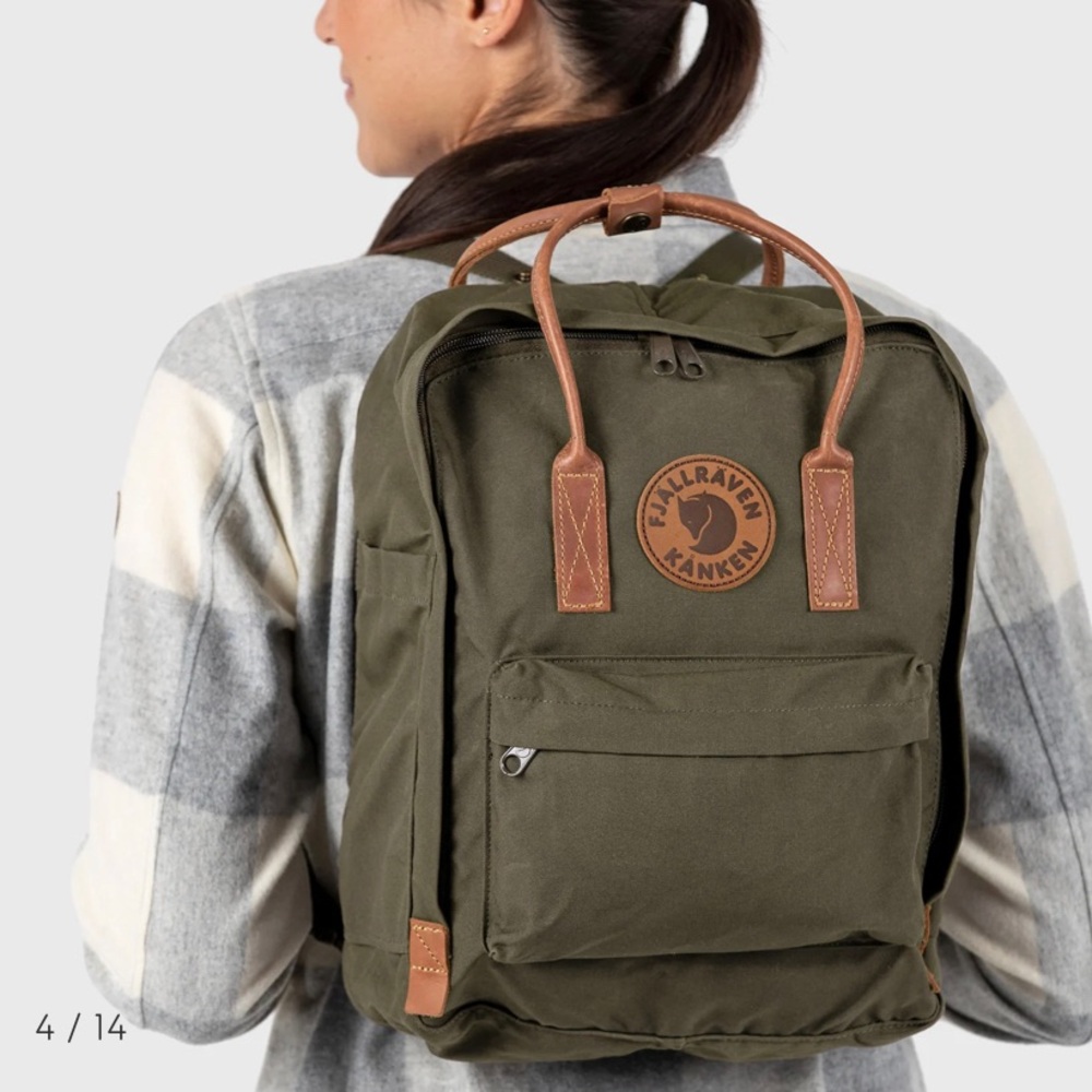 Original Fjallraven KÅNKEN NO. 2 in Hazel Brown